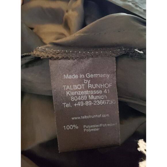 Talbot Runhof Lace Cocktail Dress Black White Embellishment Sz S Small (a - Picture 9 of 9